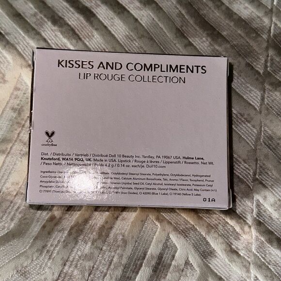 NEW DOLL10 KISSES & COMPLIMENTS LIP ROUGE COLLECTION - Picture 4 of 4